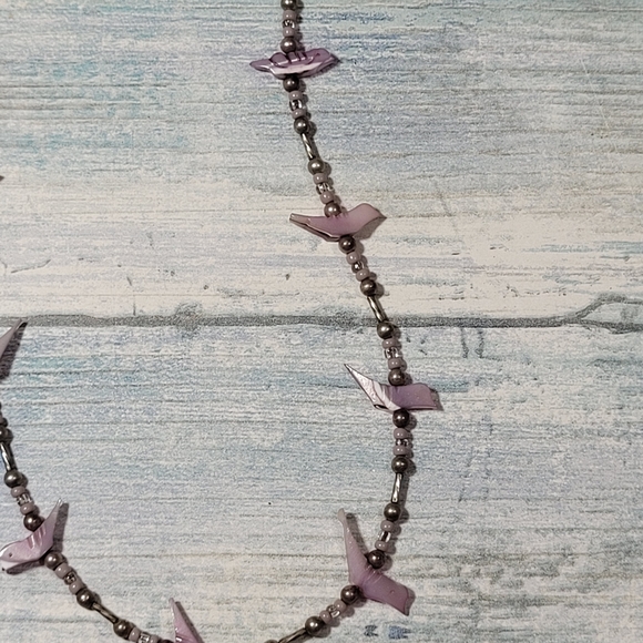 Vintage Birds beads Necklace. - Picture 4 of 10